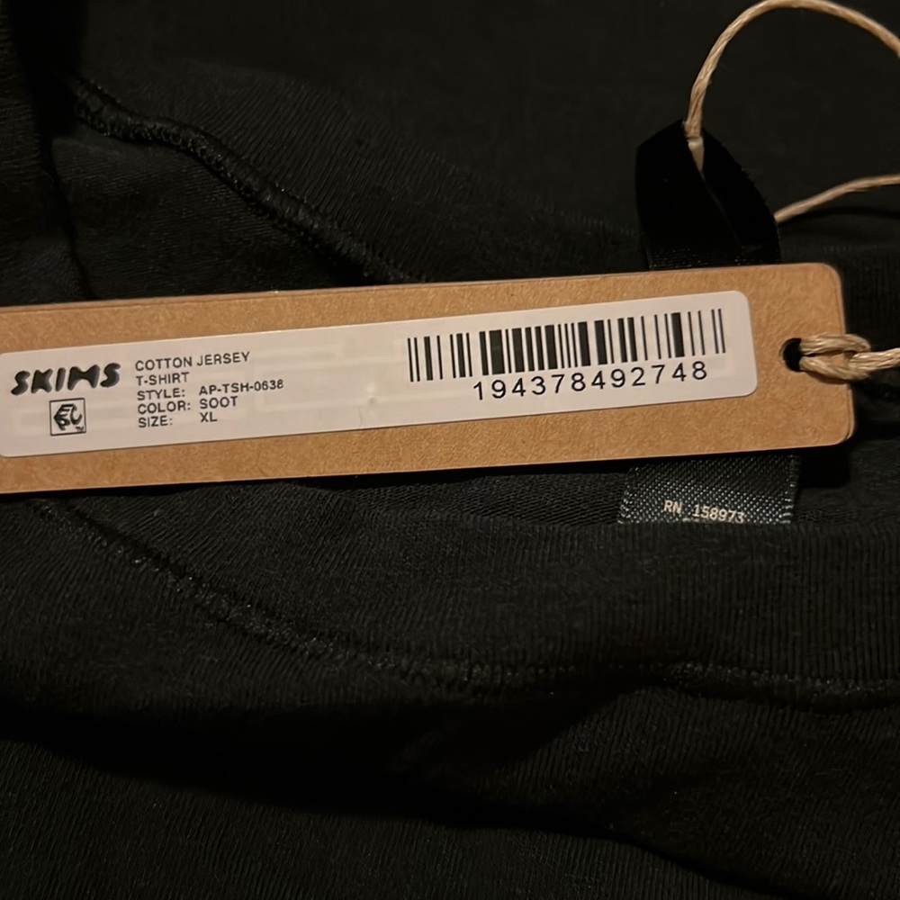 SKIMS COTTON JERSEY T-SHIRT - Picture 3 of 3